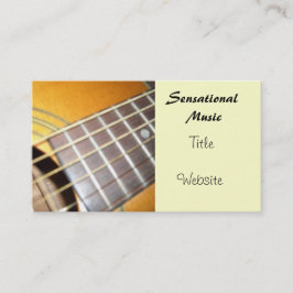 Akustisk gitarr visitkort