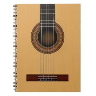 Akustisk gitarranteckningsbok anteckningsbok