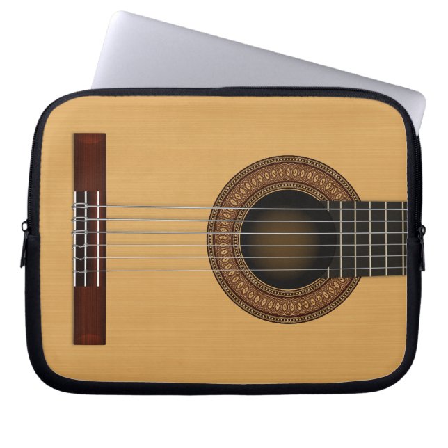 Akustisk gitarrlaptop sleeve (Framsidan)