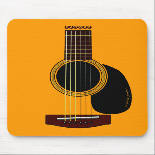 akustisk gitarrmousepad musmatta