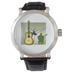 akustisk gitarrspelare som sitter yellow.png armbandsur
