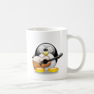 Akustisk gitarrTux (Linuxtuxen) Kaffemugg