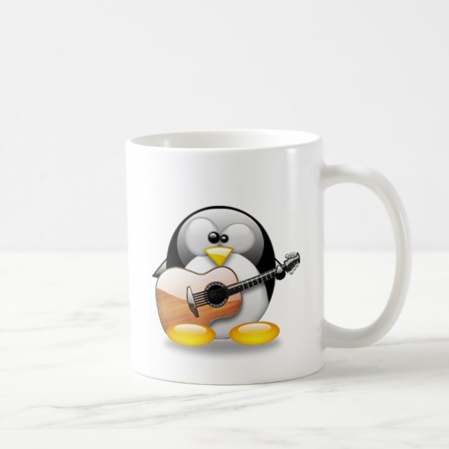 Akustisk gitarrTux (Linuxtuxen) Kaffemugg (Höger)
