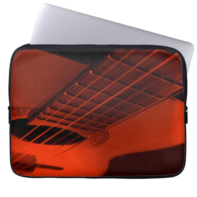 Akustisk guitar. laptop fodral (Framsidan)