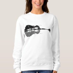 Akustisk Guitar Nature Est Music Bass Guitarist T Shirt