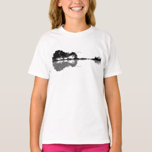 Akustisk Guitar Nature Est Music Bass Guitarist T Shirt