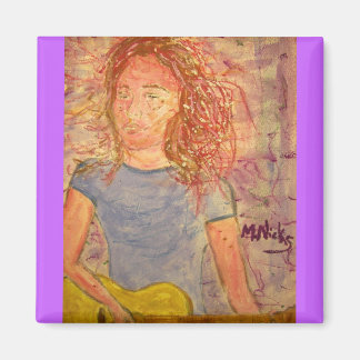 Akustisk guitarsandskiss magnet