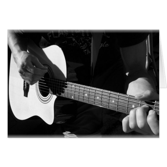 Akustisk Hälsningskort (Framsidan Horizontal)