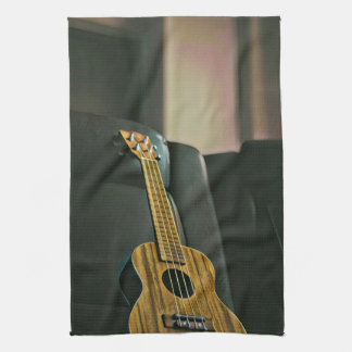 Akustiska baser, elektrisk gitarr-gåva kökshandduk