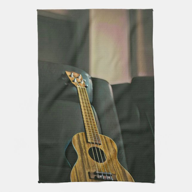 Akustiska baser, elektrisk gitarr-gåva kökshandduk (Vertikal)