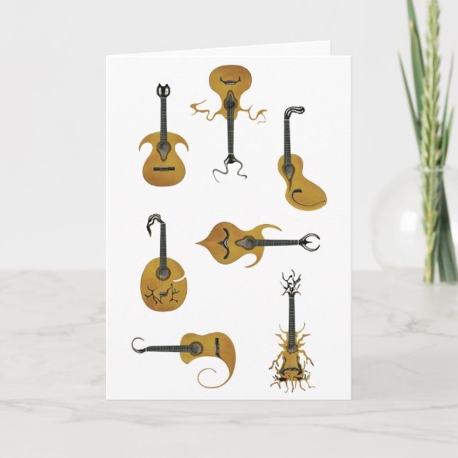 Akustiska gitarrer kort (Framsida)