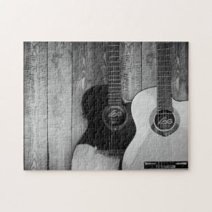Akustiska gitarrer pussel