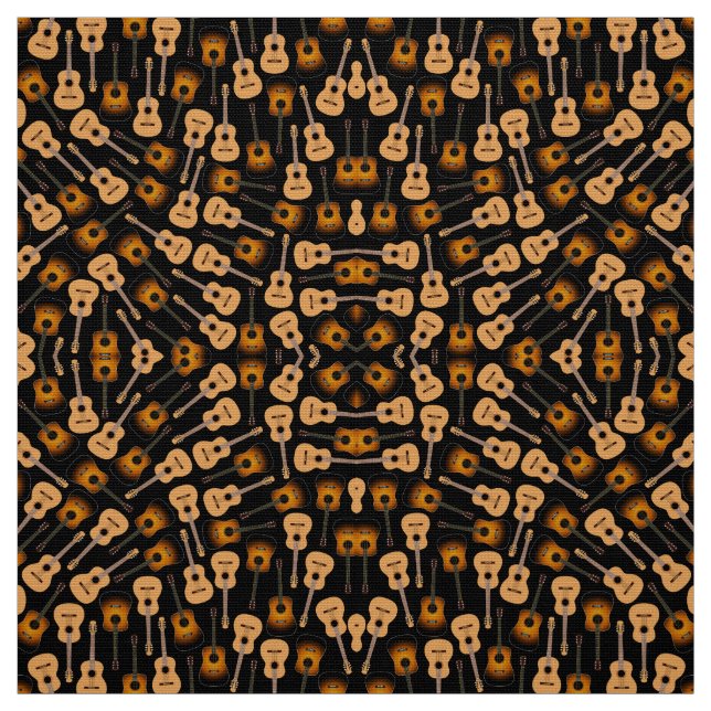 Akustiska gitarrer tyg (Provkarta)