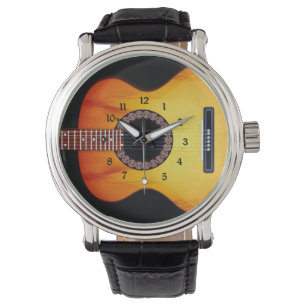 Akustiskt gitarr armbandsur