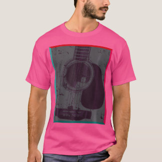 Akustiskt gitarr för guitar-Vintage T Shirt