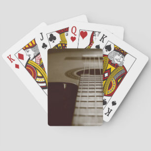 Akustiskt gitarr spel kort