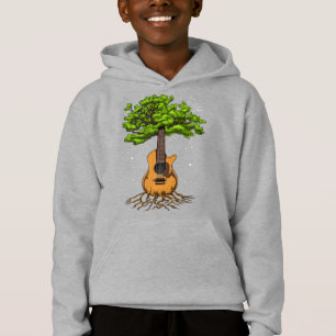 Akustiskt Guitar Livets träd T Shirt