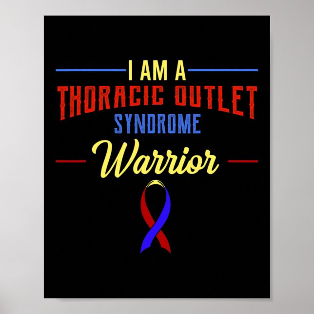 Akustiskt utlopp Syndrome Awareness Advocate Tos W Poster (Framsidan)