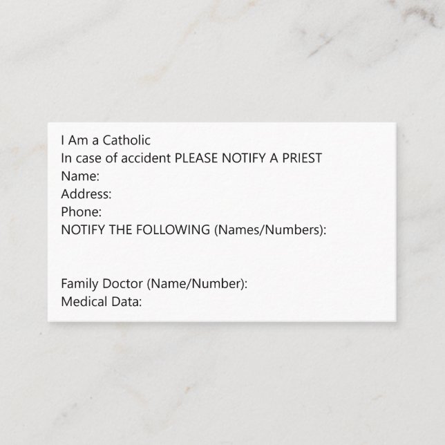 Akut-datakort Visitkort (Framsida)