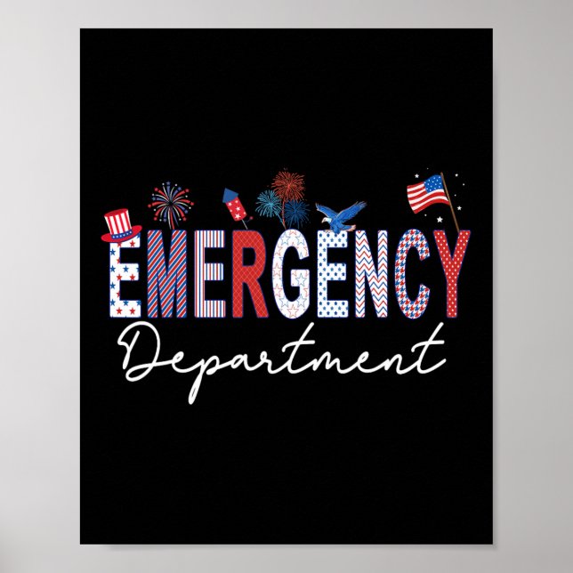 Akut Department 4:e juli Usa Akut Roo Poster (Framsidan)