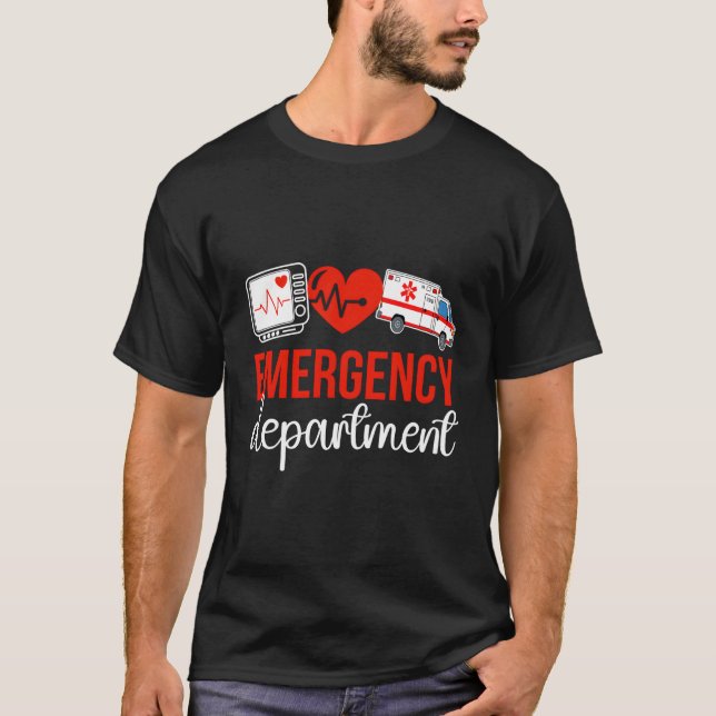 Akut Department Ed Akut Room Er T Shirt (Framsida)
