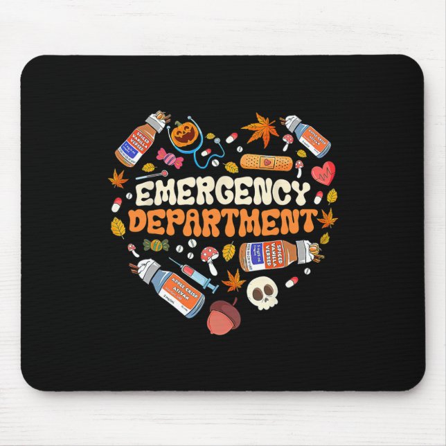 Akut Department er Nurse Heart Fall Autumn Se Musmatta (Framsidan)