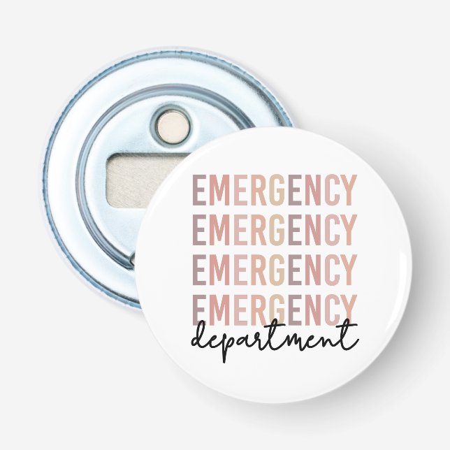 Akut Department ER Personal | ER Nurse | ER Tech Flasköppnare (Framsidan)