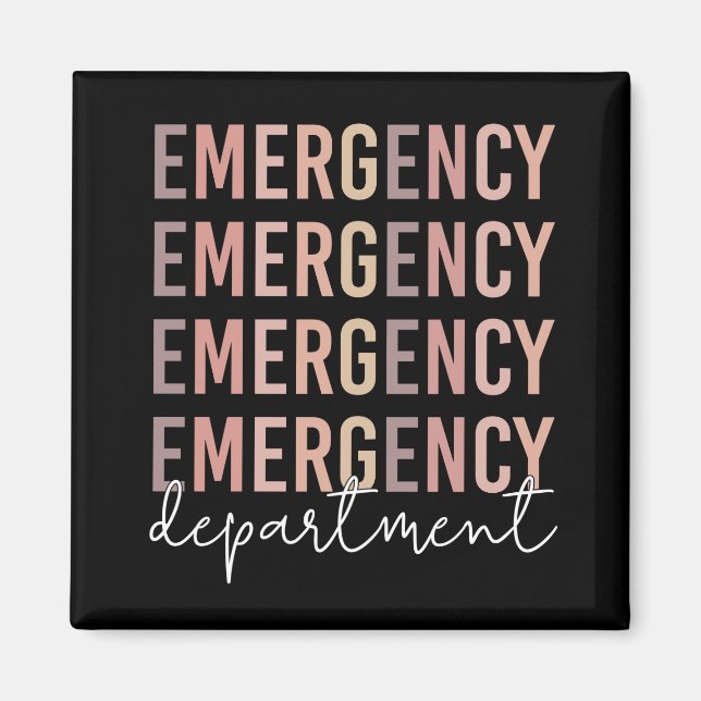 Akut Department ER Personal | ER Nurse | ER Tech Magnet (Framsidan)