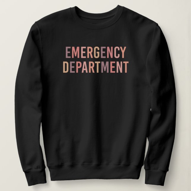 Akut Department ER Personal | ER Nurse | ER Tech T Shirt (Design framsida)