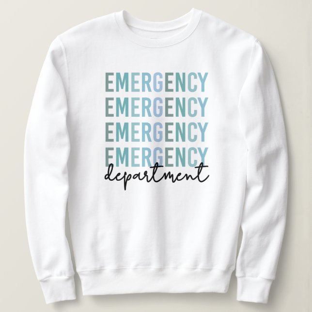 Akut Department ER Personal | ER Nurse | ER Tech T Shirt (Design framsida)