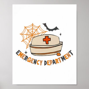 Akut Department Halloween Akut Room Nurs Poster