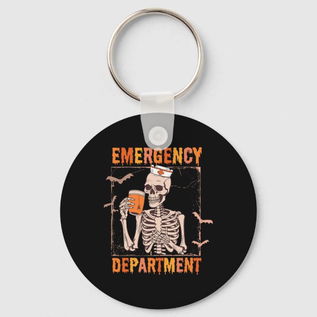 Akut Department Halloween Nurse Akut Roo Nyckelring (Framsida)