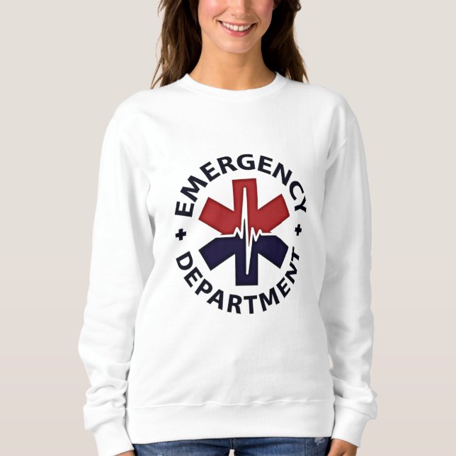 Akut Department - Minimalistisk cirkulär Emblem T Shirt (Framsida)