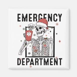 Akut Department Skeleton Nursing Coffee Älskare Magnet