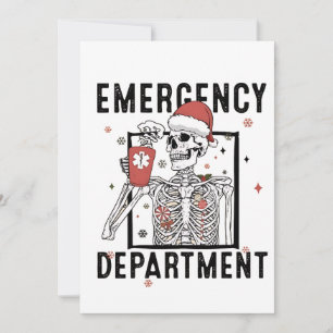 Akut Department Skeleton Nursing Coffee Älskare Meddelande