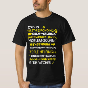 Akut Dispatcher - tunn Gult - Dispatcher T Shirt
