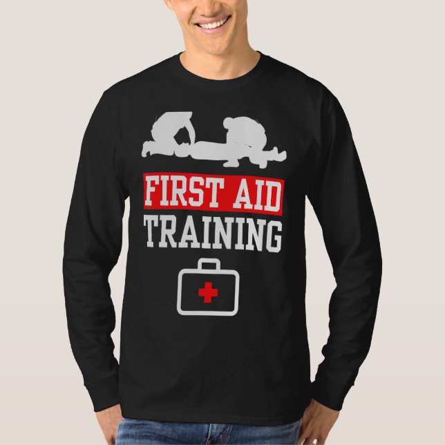 Akut för första hjälpen-utbildning t shirt (Framsida)