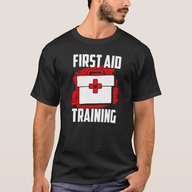 Akut för utbildning av första hjälpen t shirt (Framsida)