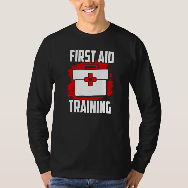 Akut för utbildning av första hjälpen t shirt (Framsida)