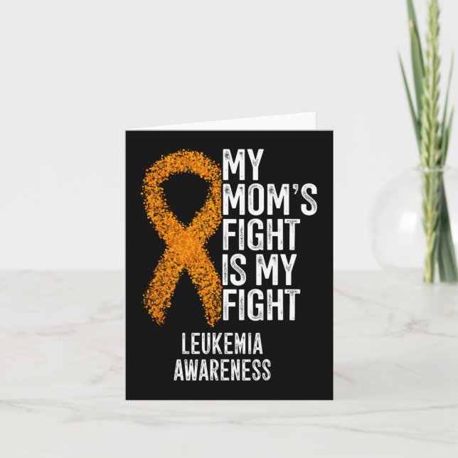 Akut leukemi Min Mamma Fight är min kamp mot leuke Kort (Framsida)