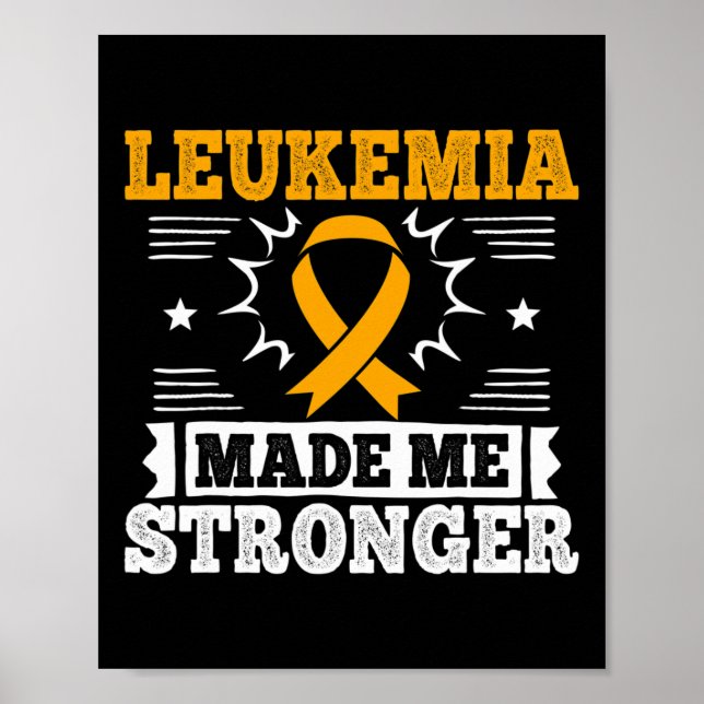 Akut leukemipresent till leukemipatienter  poster (Framsidan)