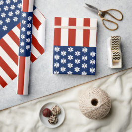 Akut Medical Worker Tribute USA flagga-EMT EMS Presentpapper