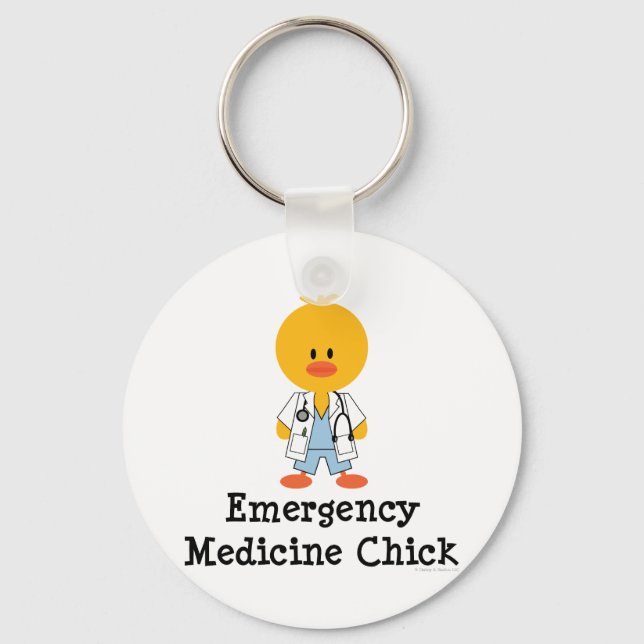 Akut Medicine Chick Keychain Nyckelring (Framsida)