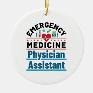 Akut Medicine Physician Assistant Julgransprydnad Keramik