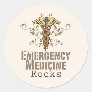 Akut Medicine Sten Stickers Runt Klistermärke