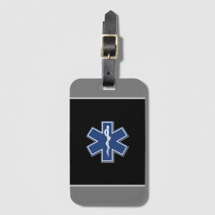 Akut Medicinsk Logotyp Bagagebricka