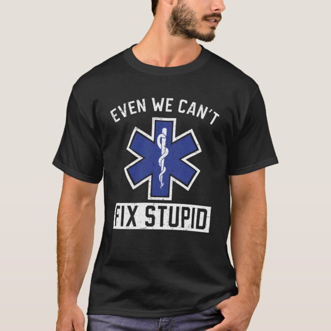 Akut Medicinsk tekniker Healthcare EMT Parame T Shirt (Framsida)