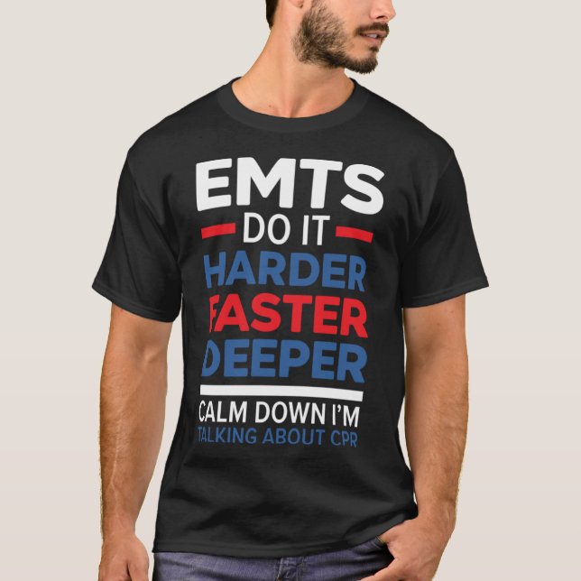 Akut Medicinsk tekniker Healthcare EMT Parame T Shirt (Framsida)