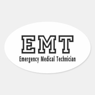 Akut Medicinsk tekniker Ovalt Klistermärke