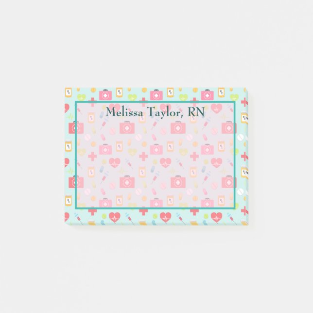 Akut medicinskt tema post-it block (Framsida)